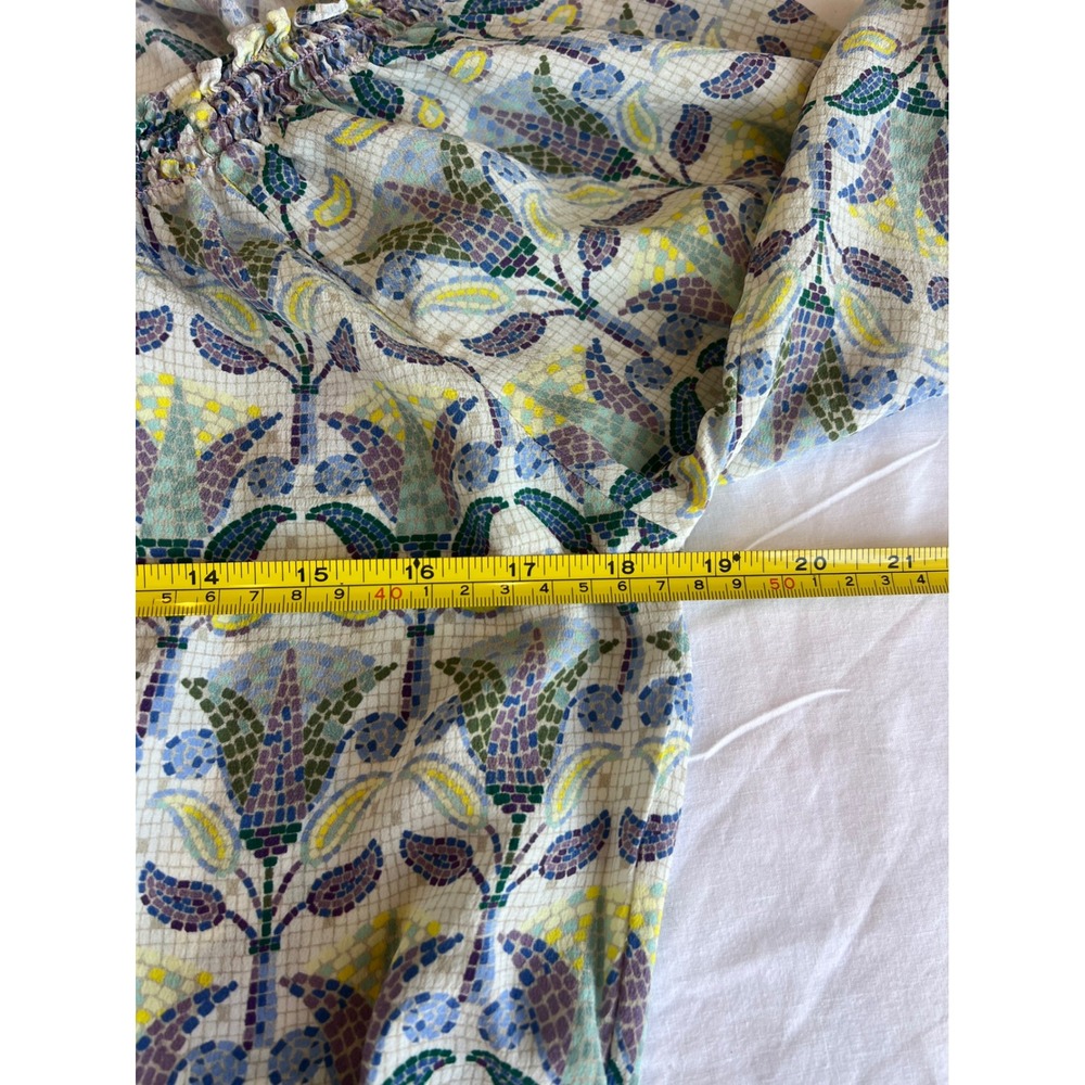 Women's Tory Burch, mosaic print silk romper S/P - Picture 6 of 12